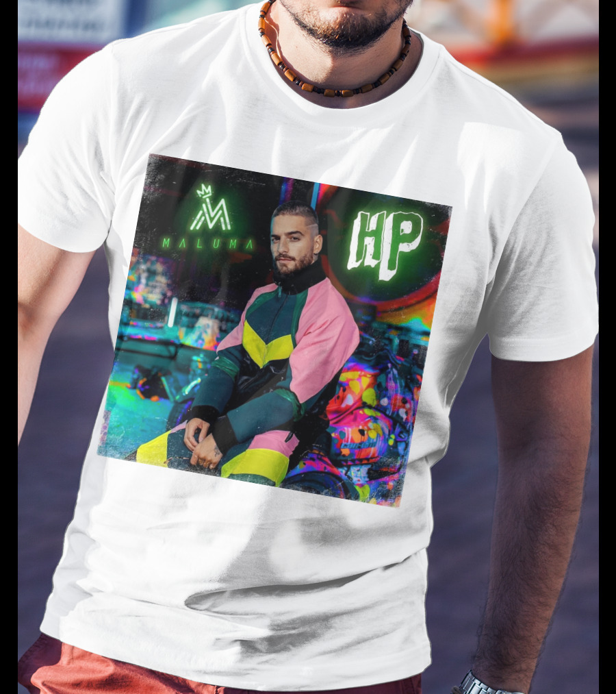 HP Maluma Neon Style Bright Colors T-Shirt