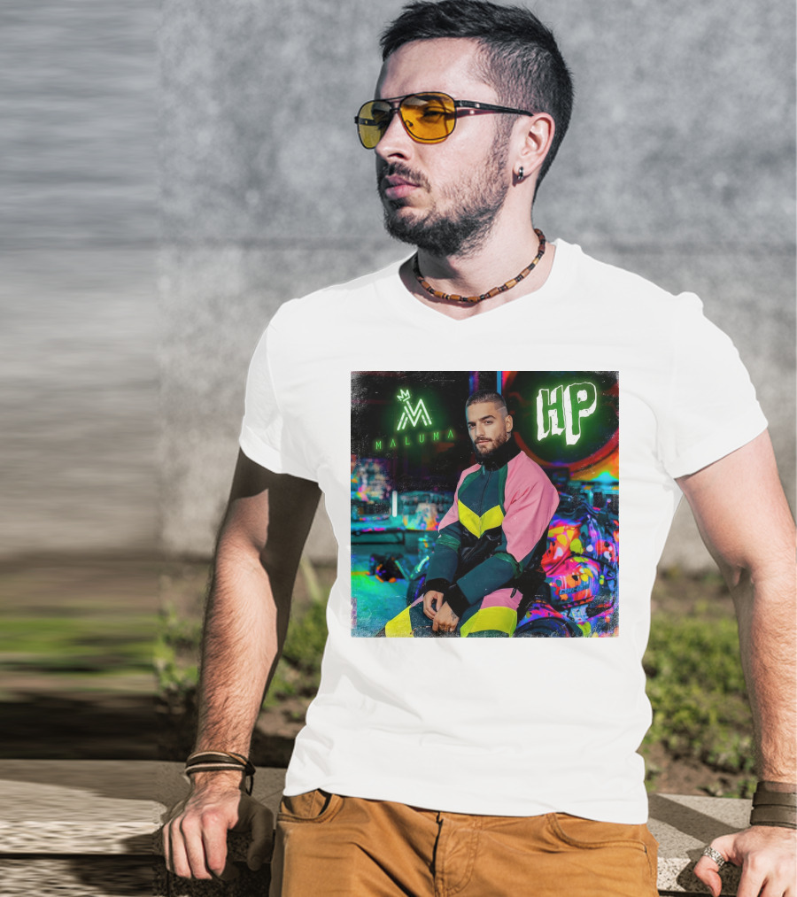 HP Maluma Neon Style Bright Colors T-Shirt