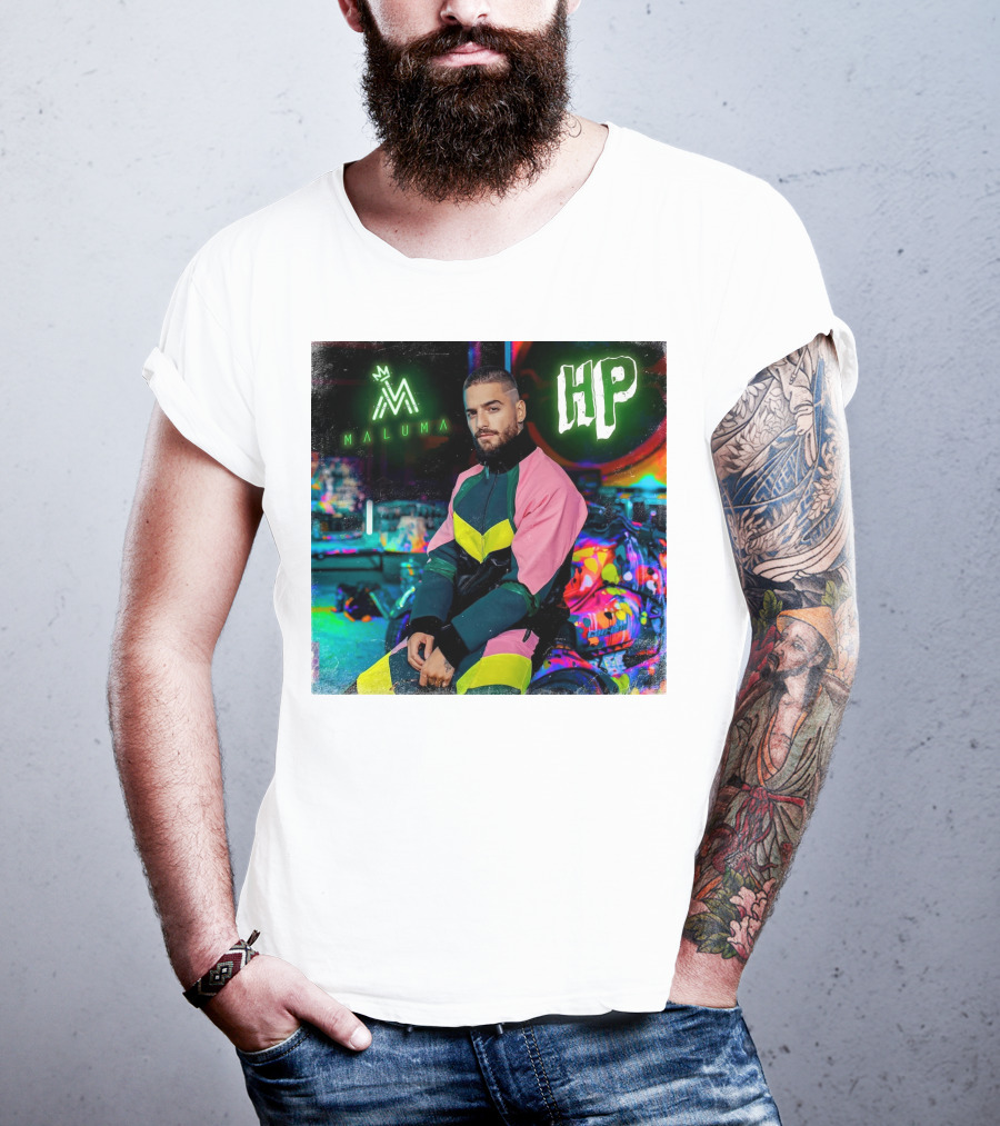HP Maluma Neon Style Bright Colors T-Shirt