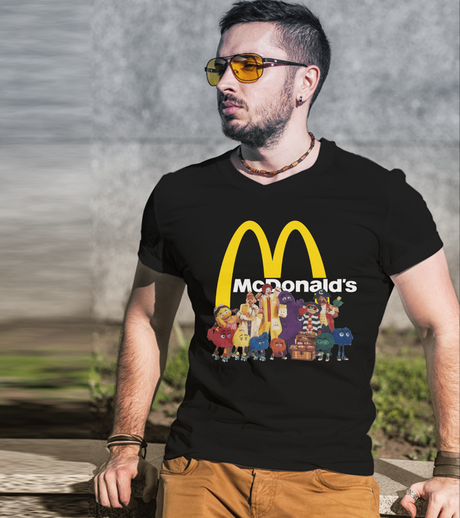 McDonald's Classic Characters Friends Group T-Shirt