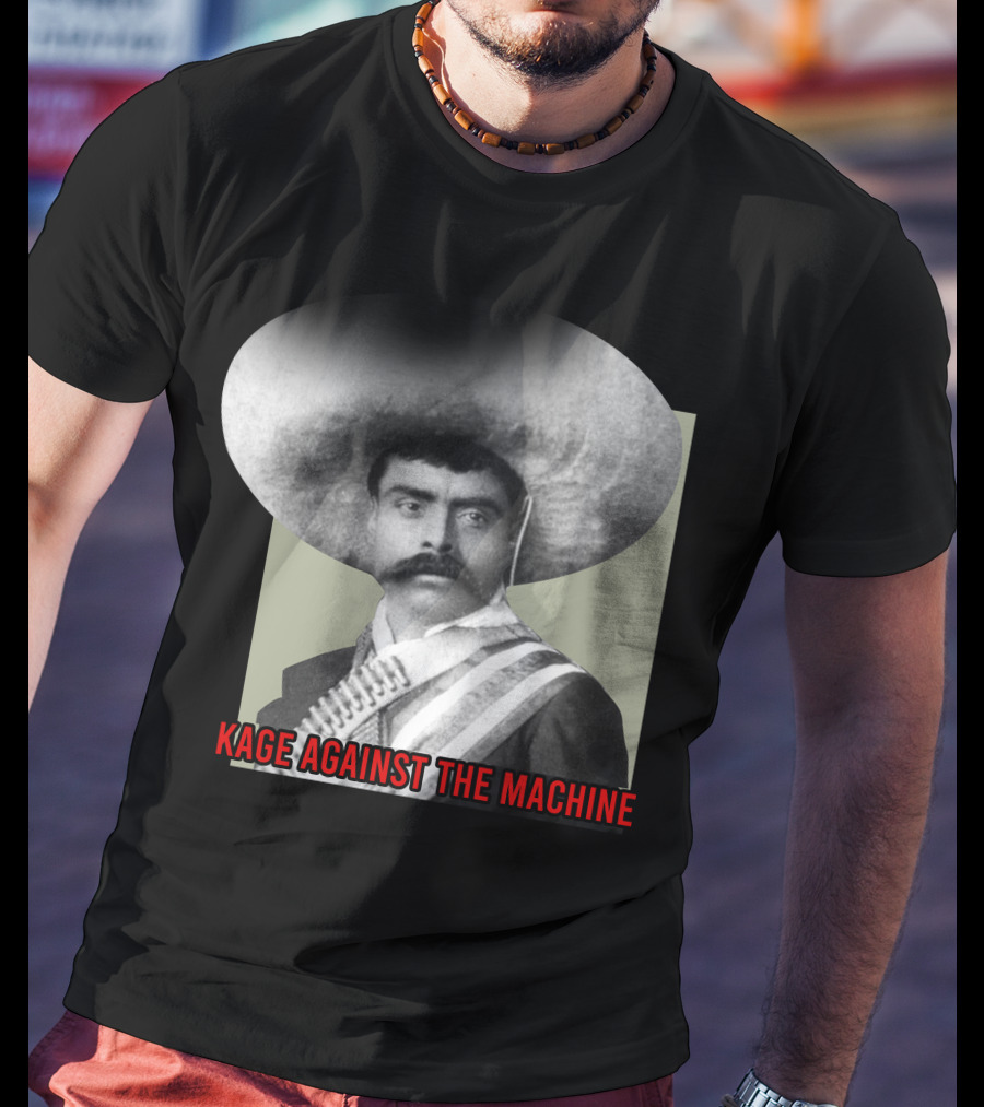 Kage Against The Machine Emiliano Zapata Giant Concert T-Shirt