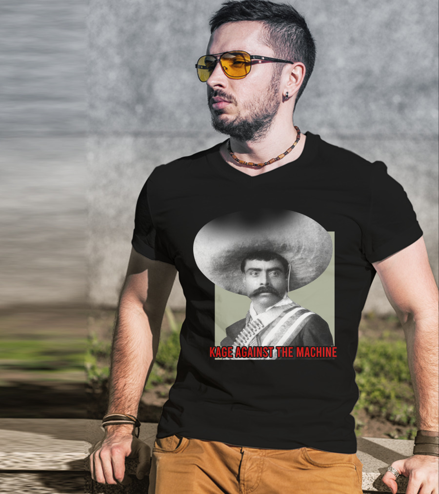 Kage Against The Machine Emiliano Zapata Giant Concert T-Shirt