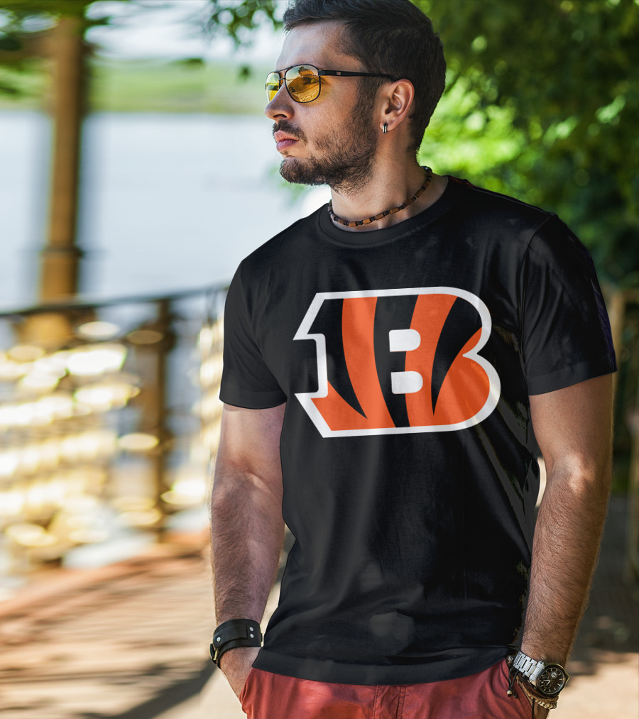 Cincinnati Bengals NFL Football Team Logo Tigers T-Shirt