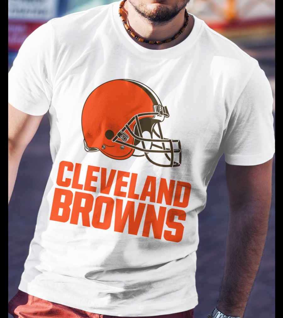 Cleveland Browns Football Team Helmet T-Shirt