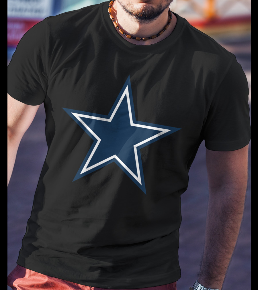 Dallas Cowboys Star Football Team Logo Icon If You Like Sports T-Shirt