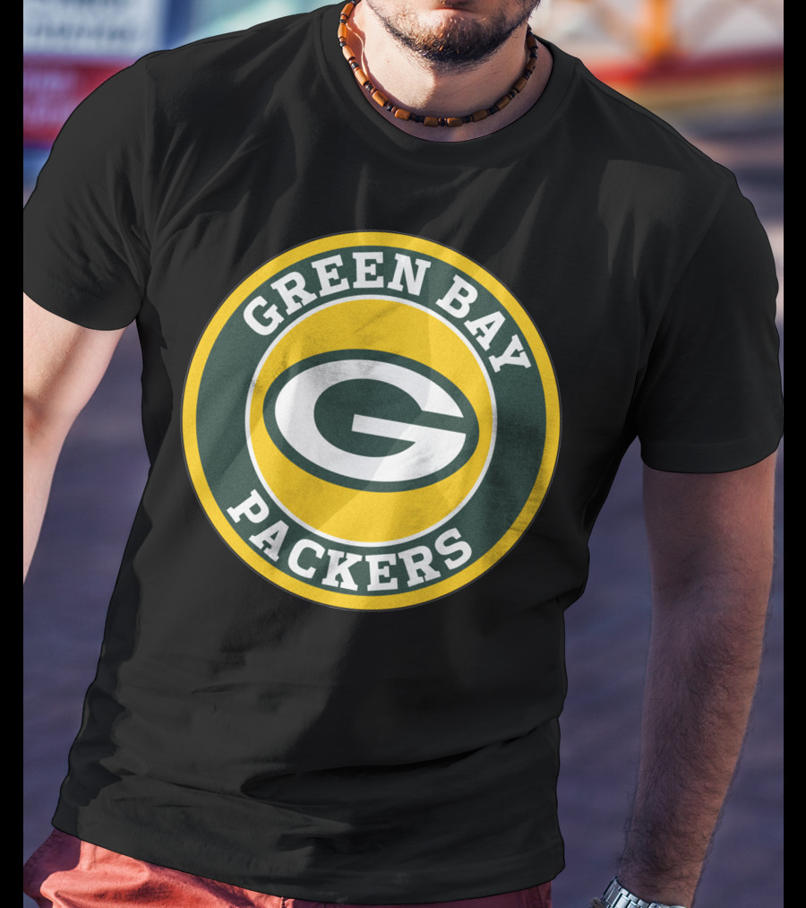 Green Bay Packers Football Team Circle T-Shirt