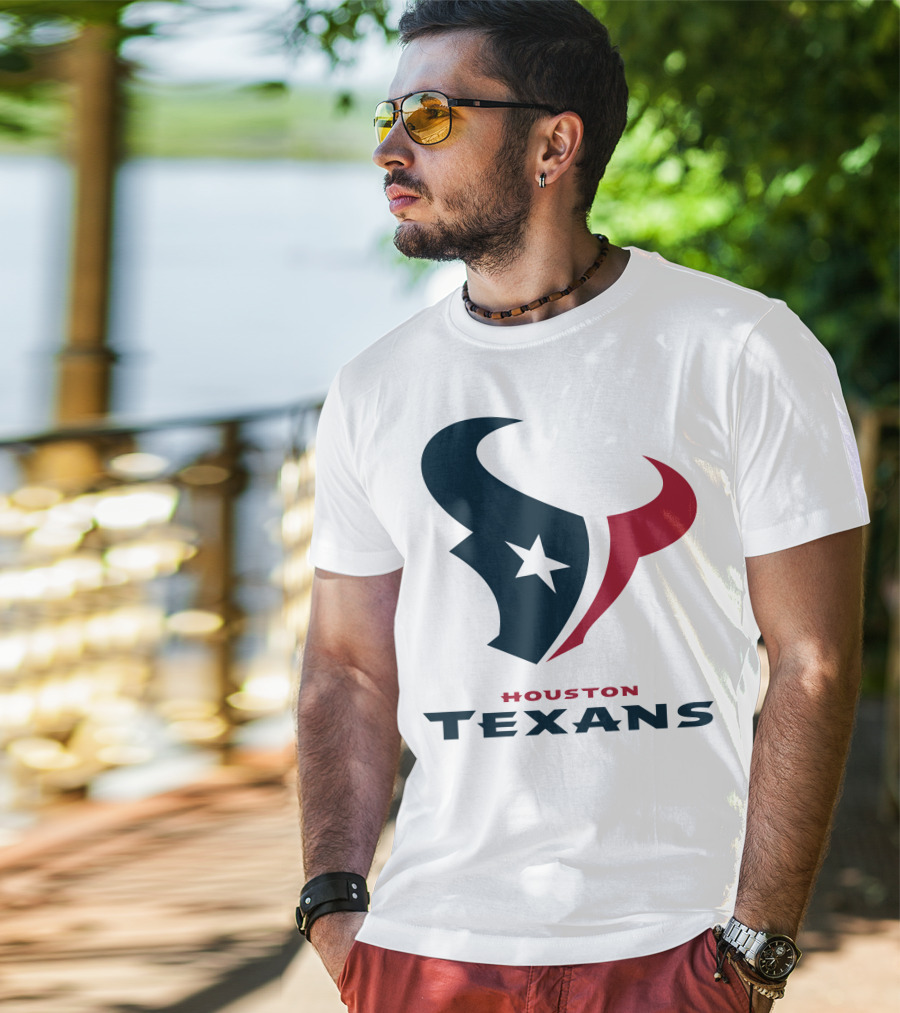 Houston Texans Team Logo For Football Fans T-Shirt