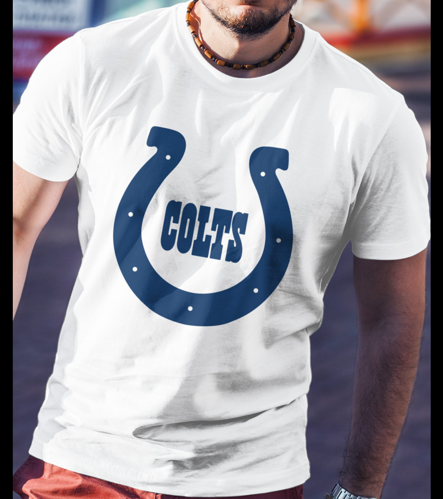 Indianapolis Colts Colts Horseshoe Logo Football Team T-Shirt