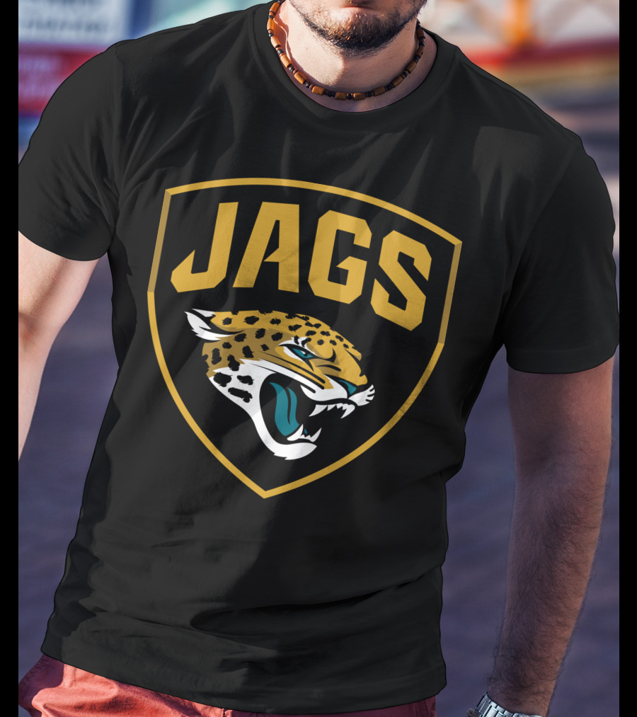 Jags Jacksonville Jaguars Logo Football Team T-Shirt