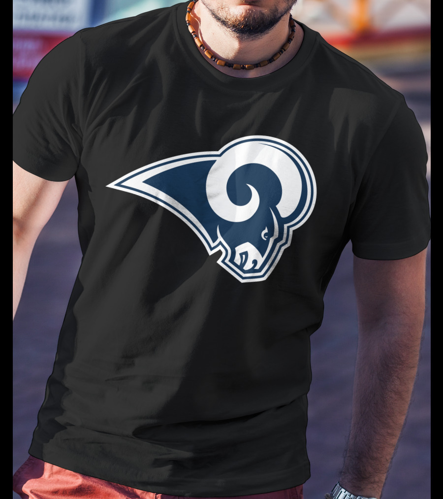 Los Angeles Rams Football Team Logo Sports T-Shirt