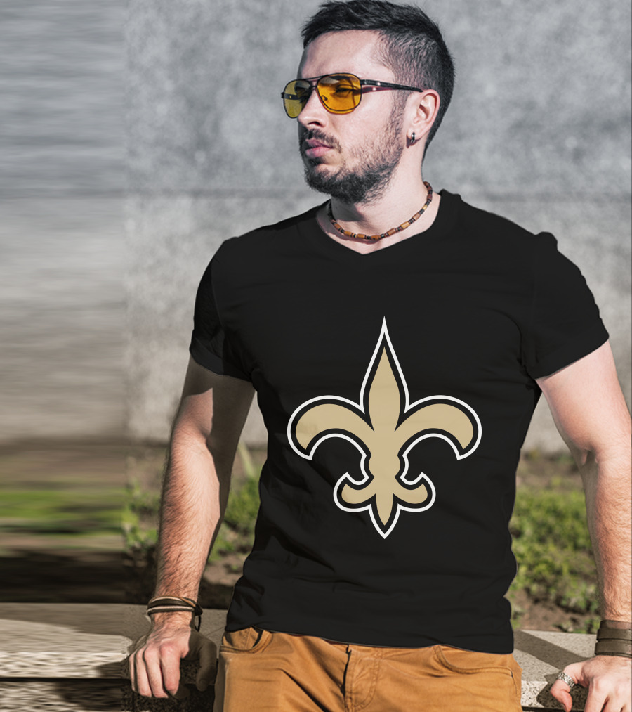 New Orleans Saints Fleur-de-Lis Football Team Fan T-Shirt