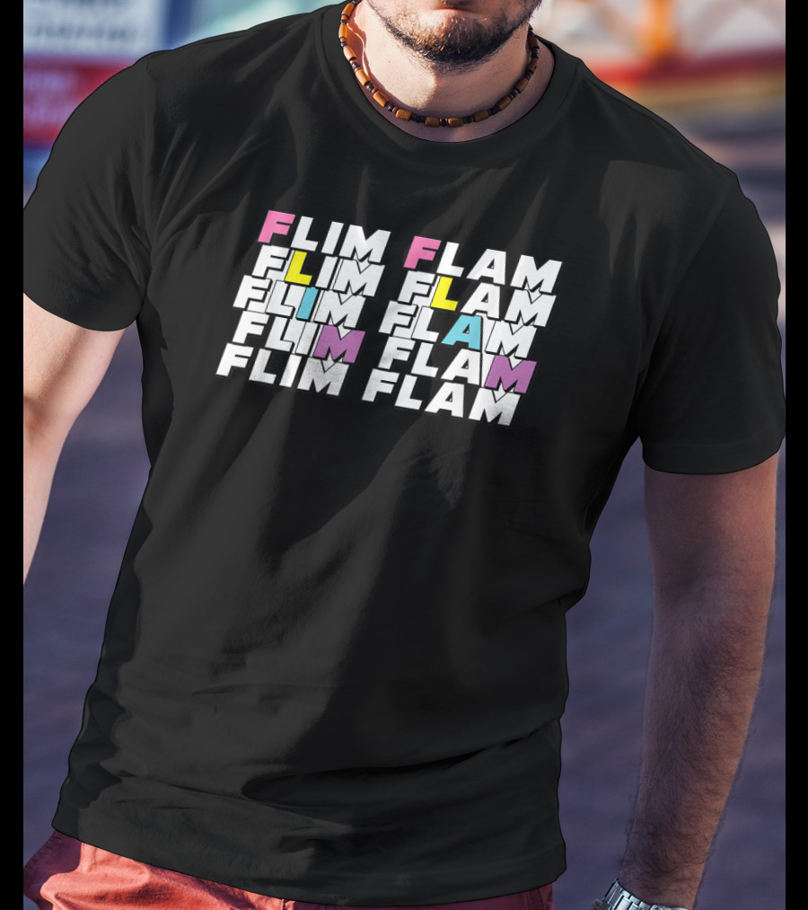FLIM FLAM Stacked T-Shirt