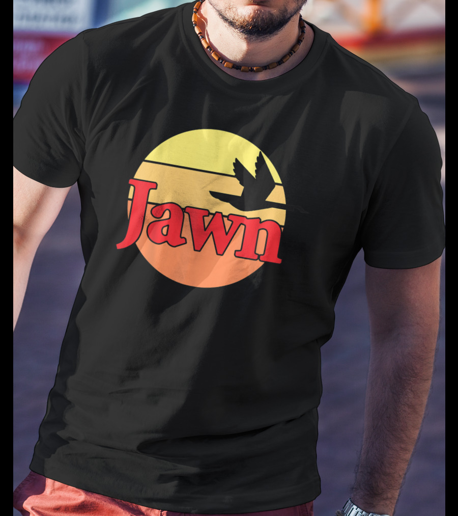 Wawa Jawn Sunset Silhouette Bird T-Shirt