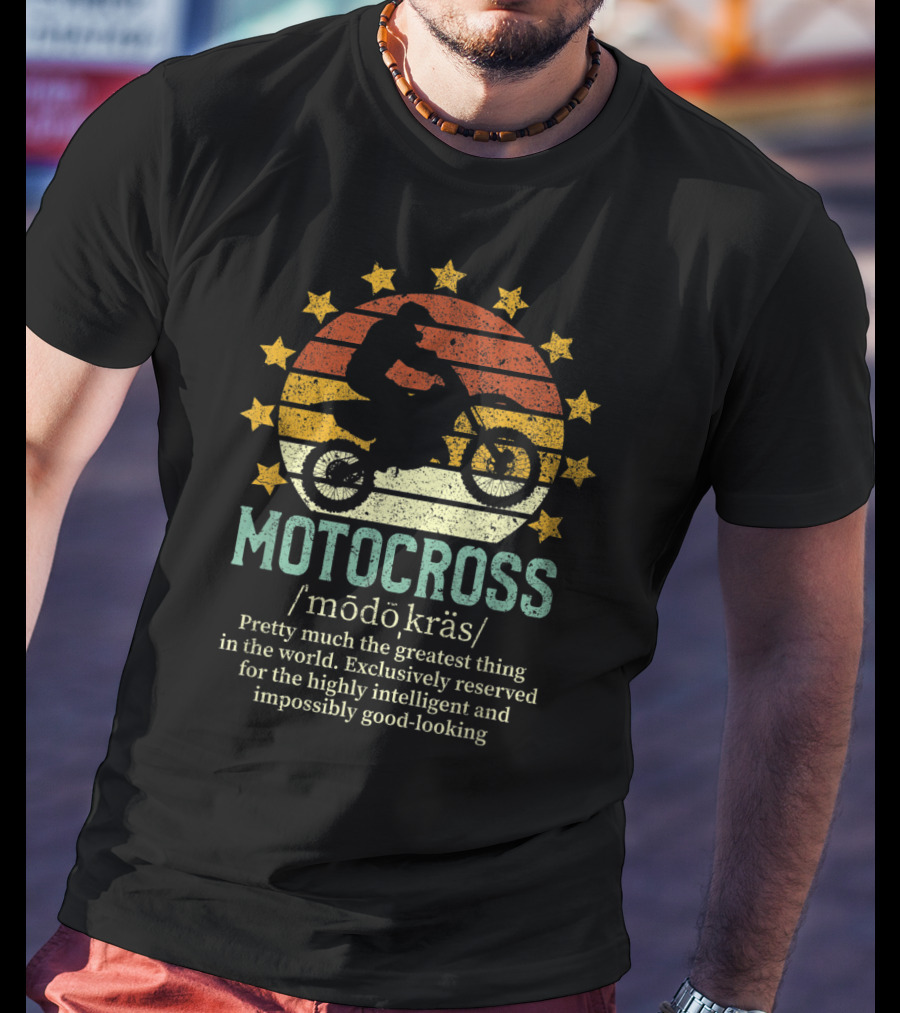 Motocross Pretty Much The Greatest Thing In The World Vintage Dirtbike Rider T-Shirt