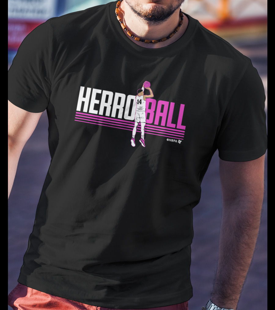 HERRO BALL Officially Licensed Tyler Herro NBPA T-Shirt