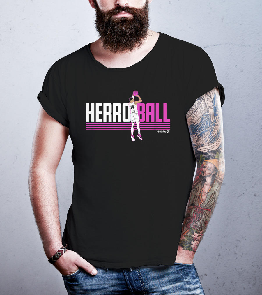 HERRO BALL Officially Licensed Tyler Herro NBPA T-Shirt