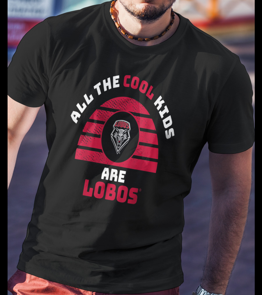 All The Cool Kids Are New Mexico Lobos Mascot T-Shirt