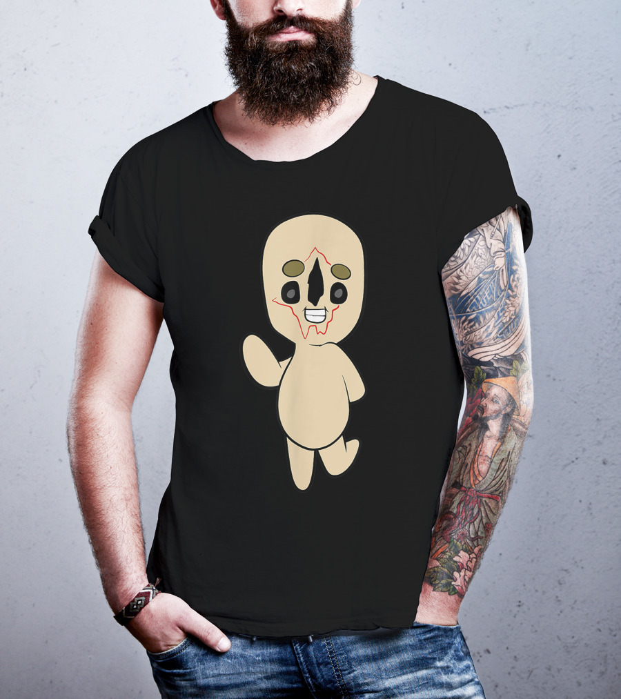 SCP 173 Secure Contain Protect Monster Peanut Cute Cartoon Character T-Shirt