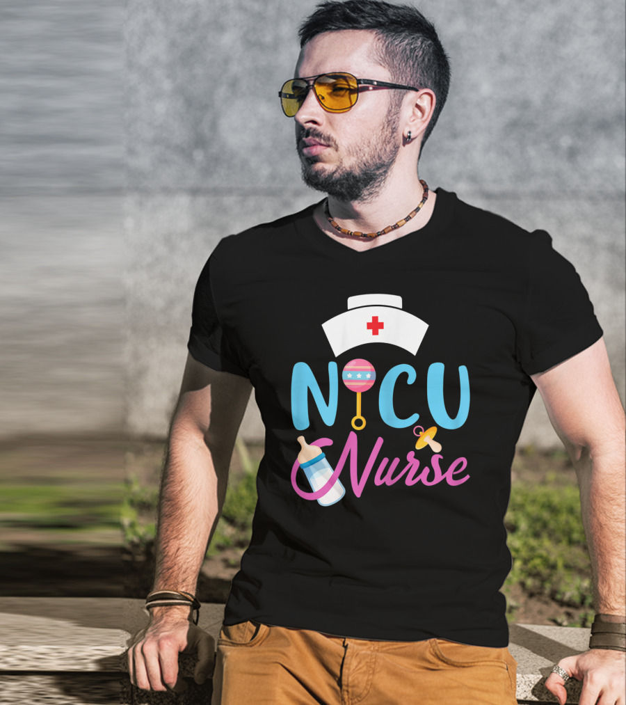 NICU Nurse Newborn Baby Care Essentials T-Shirt