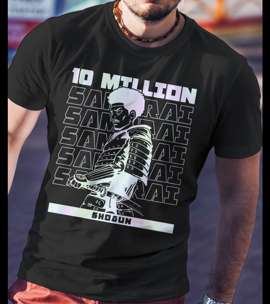10 Million Samurai Shogun Coryxkenshin Merch Foil T-Shirt