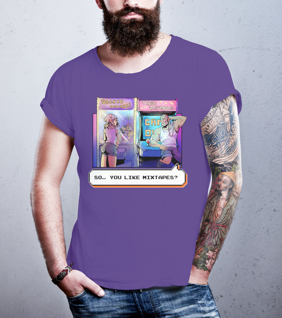 Dachie Dachie Tini's Revenge So You Like Mixtapes Arcade T-Shirt