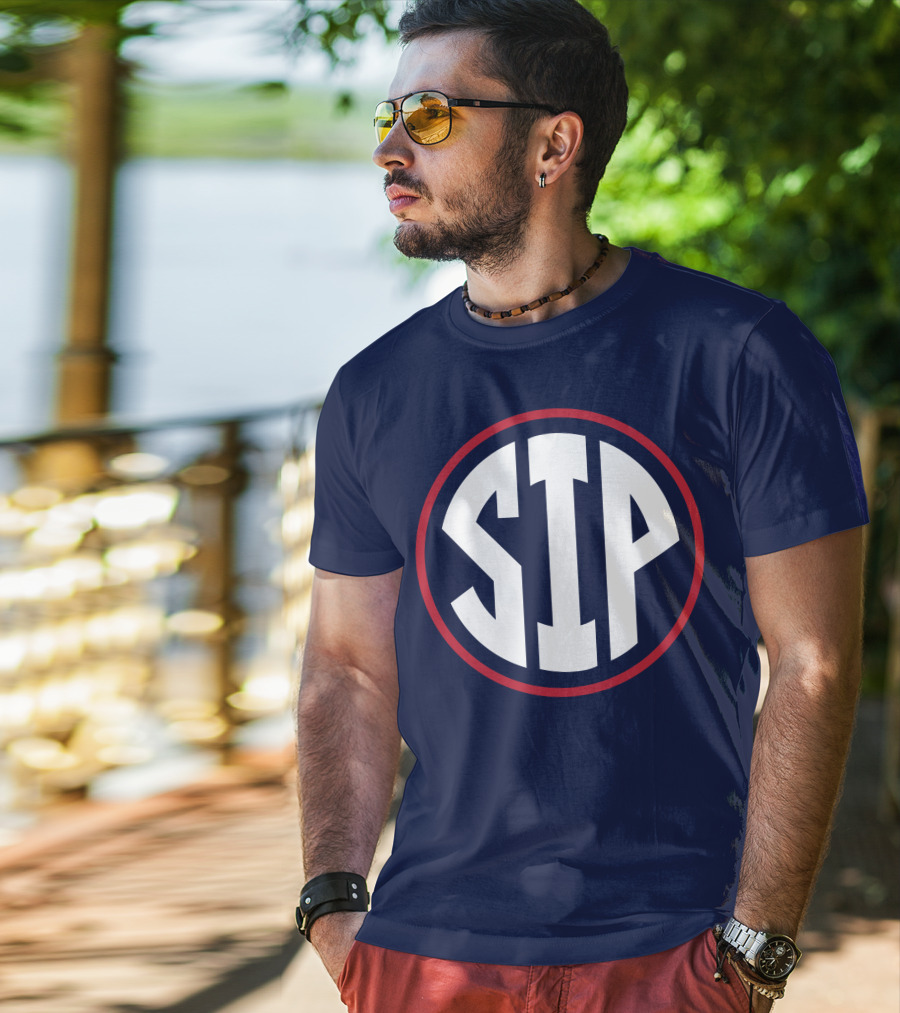 Ole Miss SIP Circle SEC-Inspired T-Shirt
