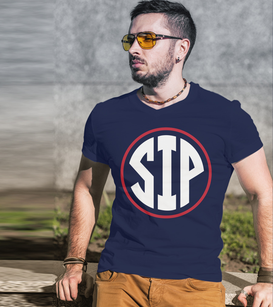 Ole Miss SIP Circle SEC-Inspired T-Shirt