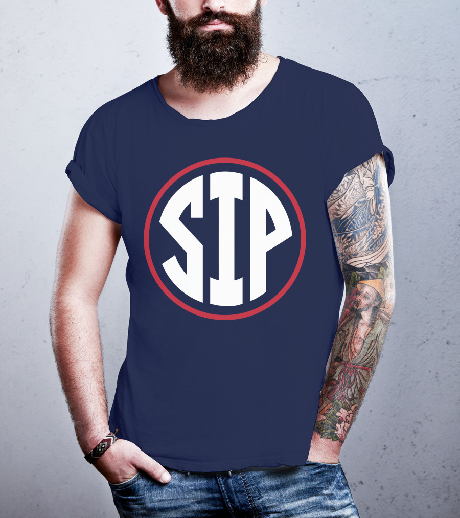 Ole Miss SIP Circle SEC-Inspired T-Shirt