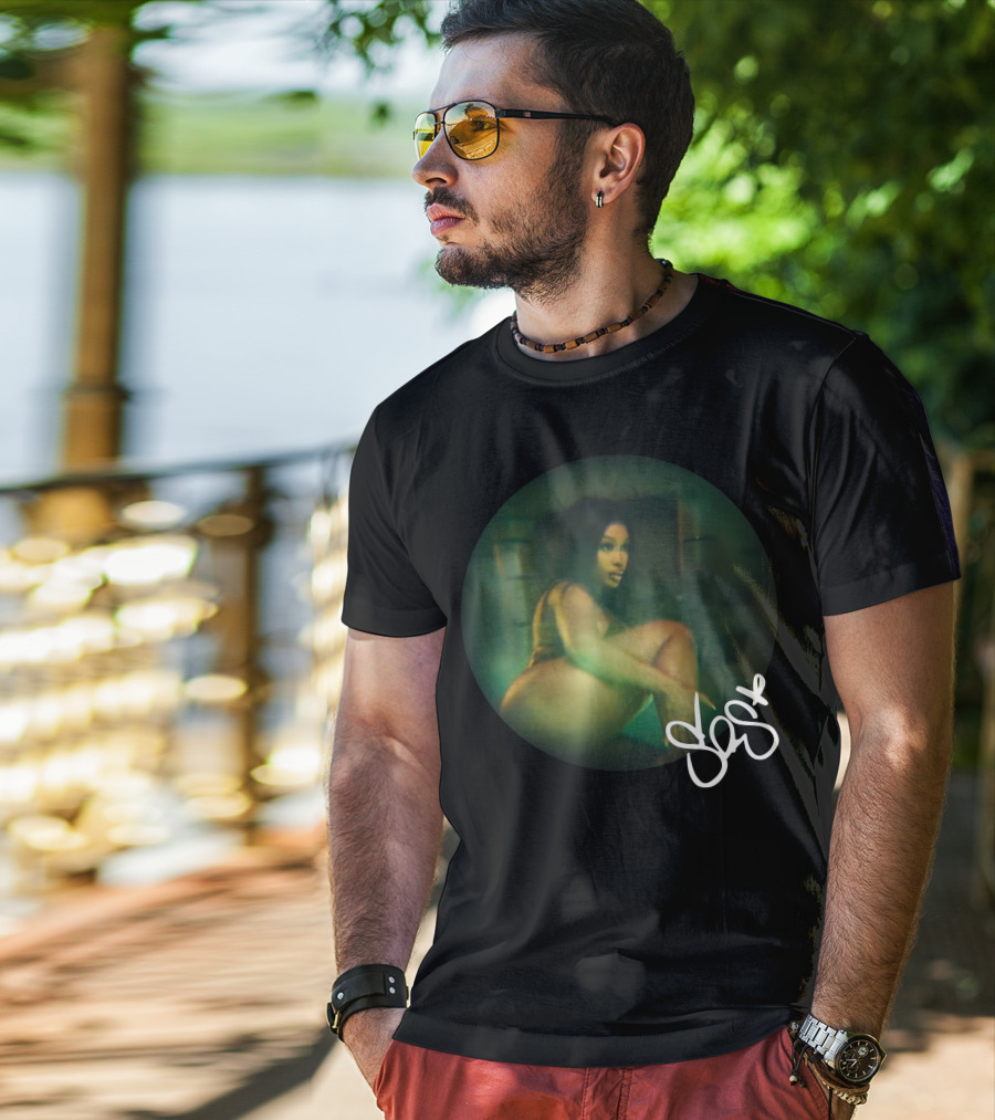 SZA SOS Rounded Dark T-Shirt
