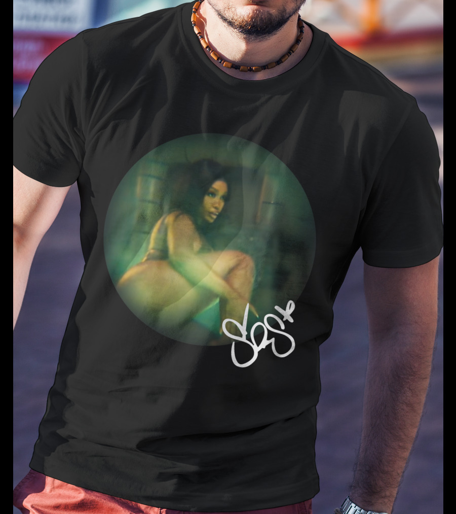 SZA SOS Rounded Dark T-Shirt
