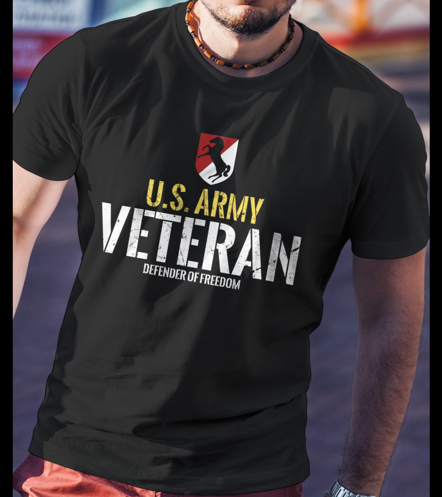 U.s. Army Veteran Defender Of Freedom T-Shirt