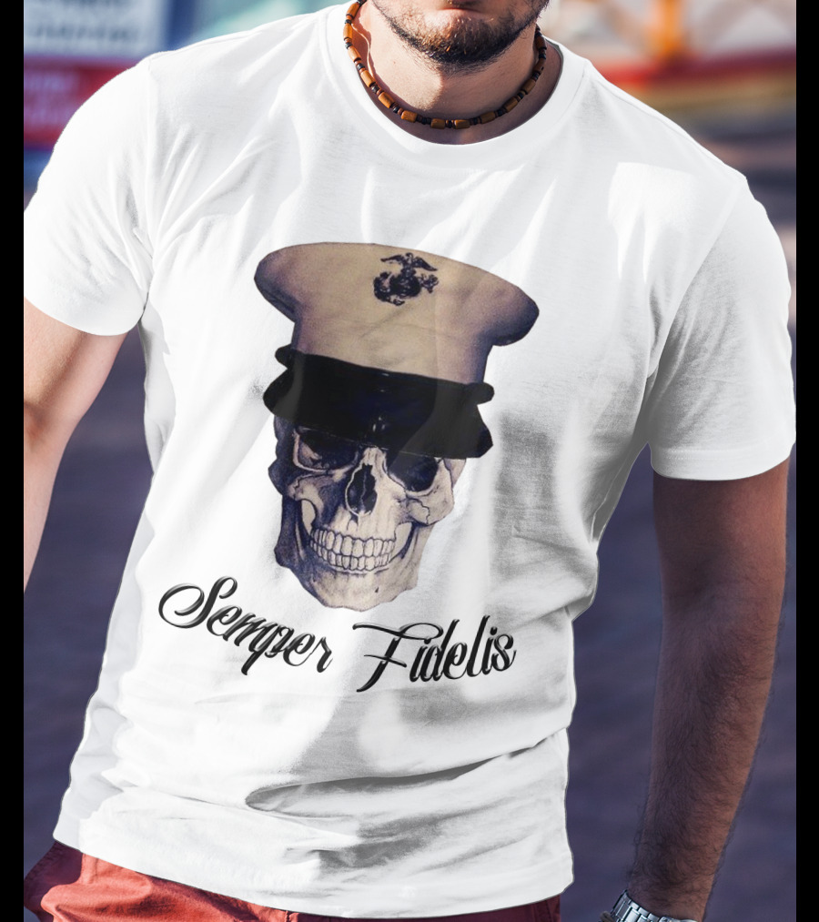 Semper Fidelis Skull Marine Corps T-Shirt