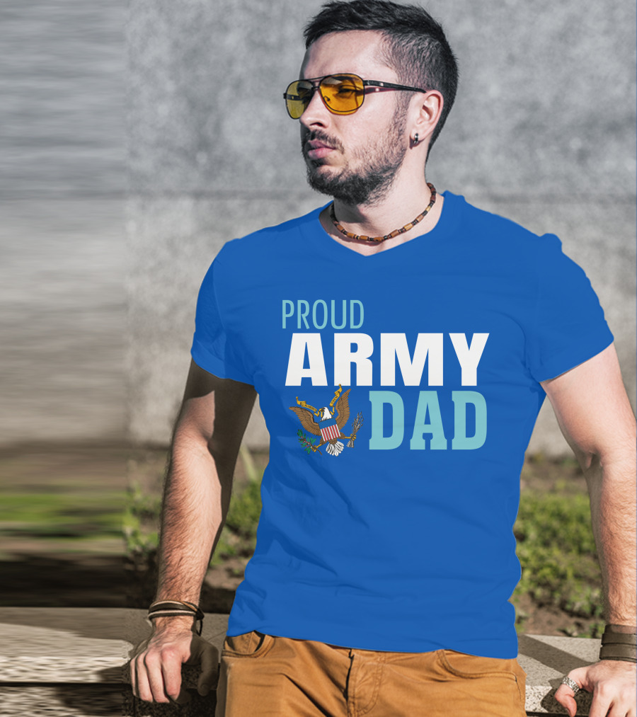 Proud Army Dad Eagle T-Shirt