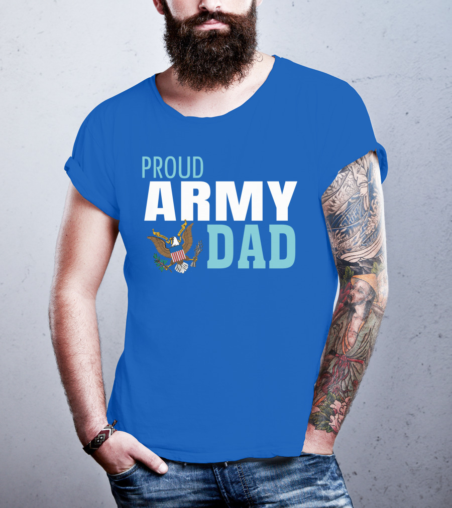Proud Army Dad Eagle T-Shirt