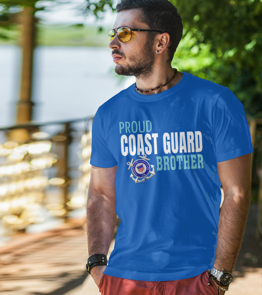 Proud Coast Guard Brother United States Coast Guard 1790 T-Shirt