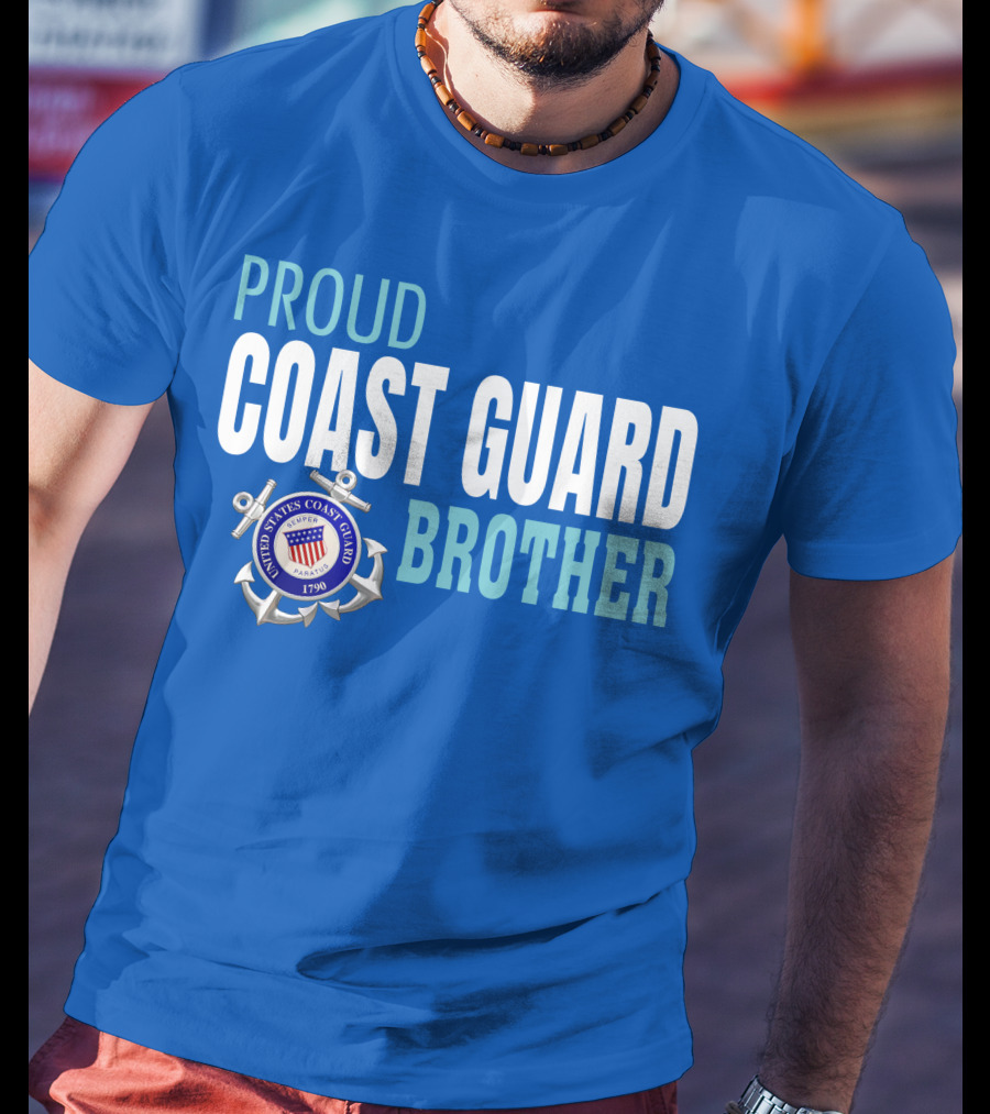 Proud Coast Guard Brother United States Coast Guard 1790 T-Shirt