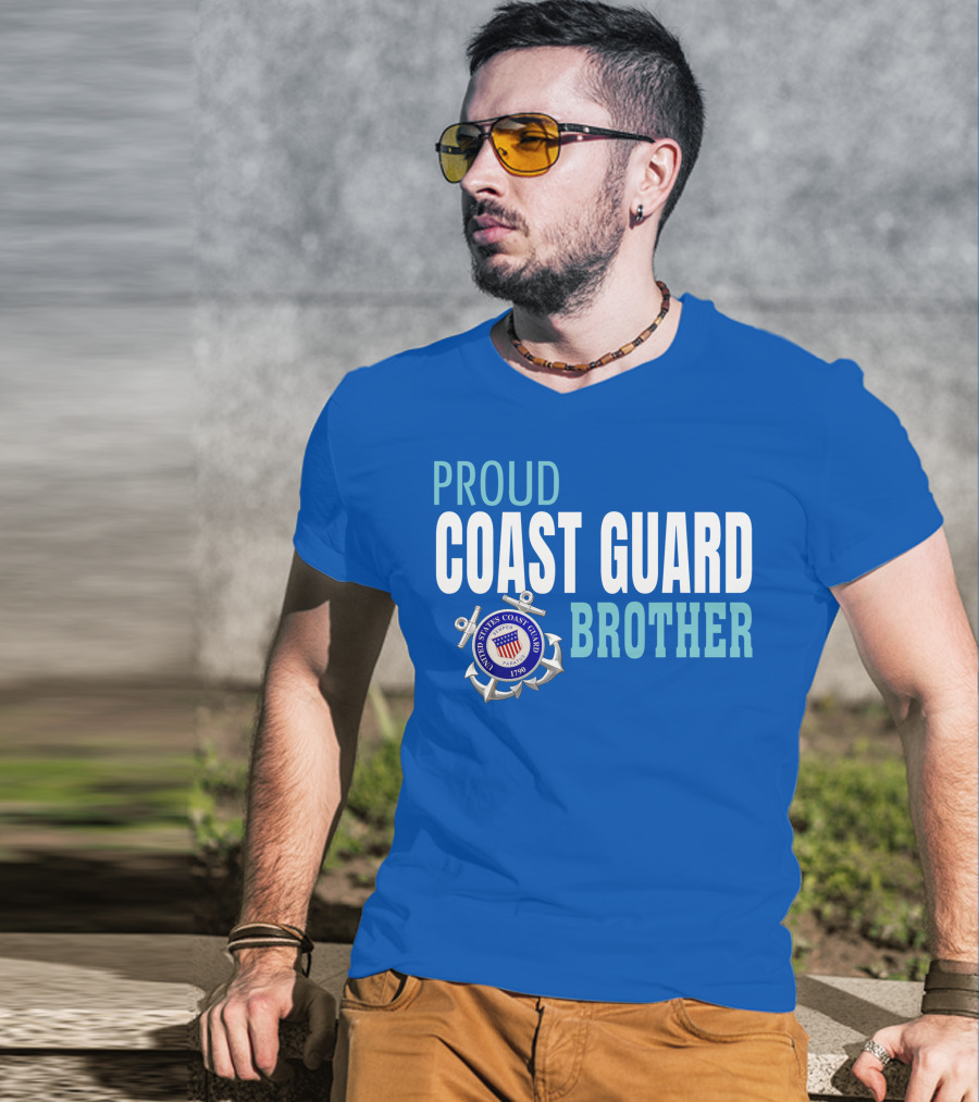 Proud Coast Guard Brother United States Coast Guard 1790 T-Shirt