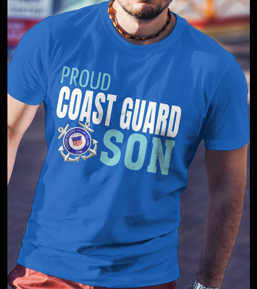 Proud Coast Guard Son United States Coast Guard 1790 T-Shirt