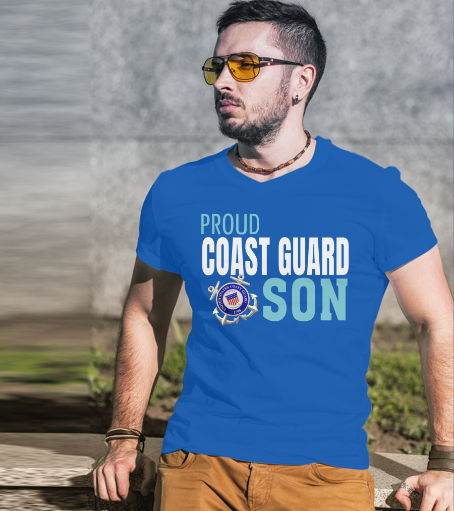 Proud Coast Guard Son United States Coast Guard 1790 T-Shirt