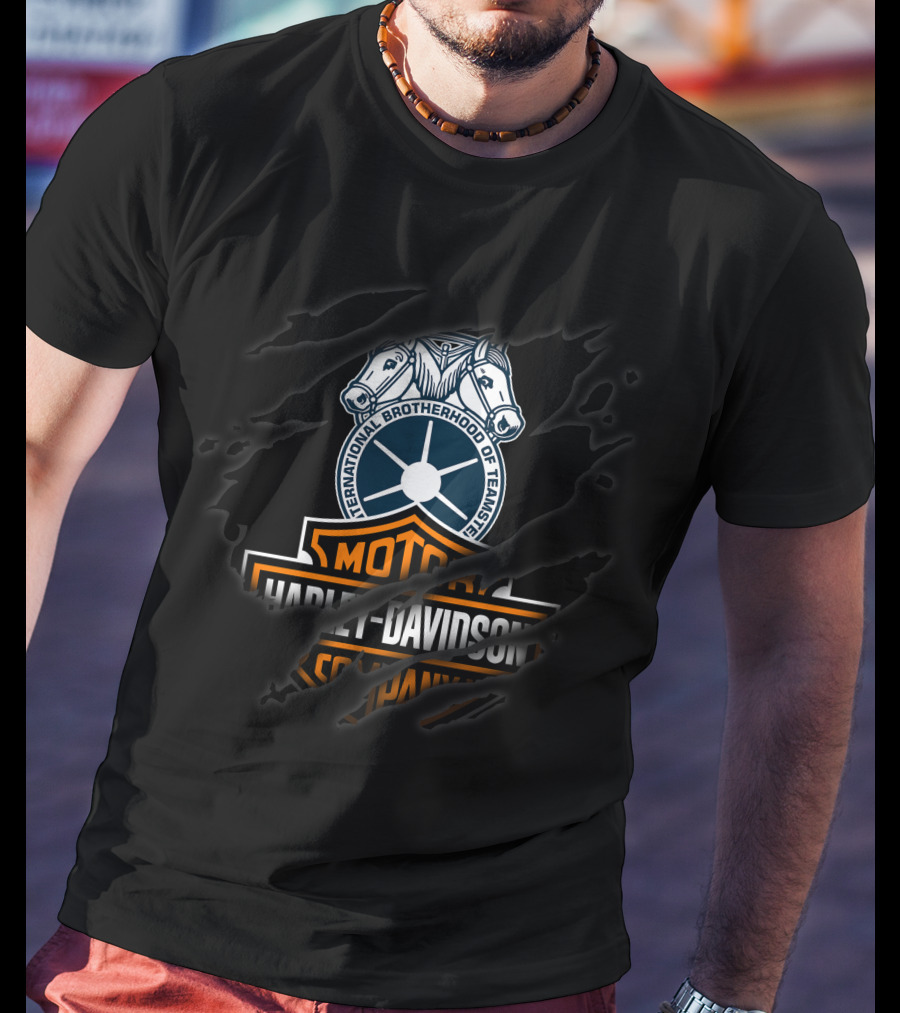 International Brotherhood Of Teamsters Harley Davidson Motor Company T-Shirt