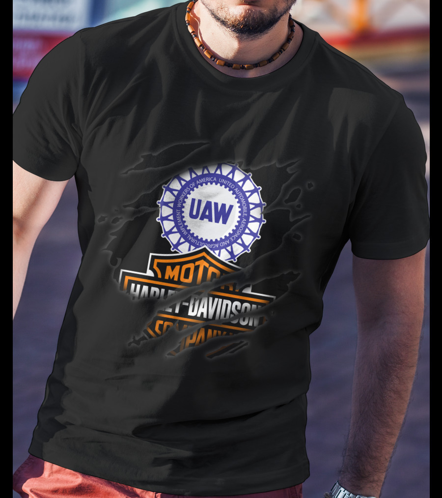 Uaw Harley Davidson Motor Company T-Shirt
