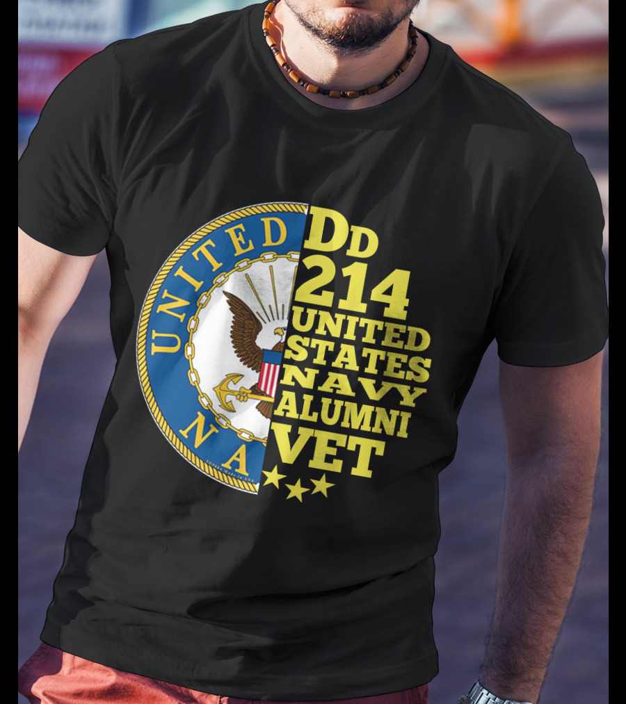Dd 214 United States Navy Alumni Vet T-Shirt