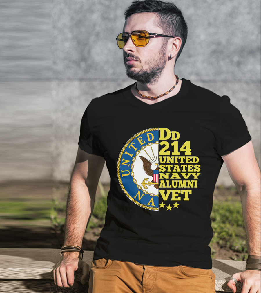 Dd 214 United States Navy Alumni Vet T-Shirt