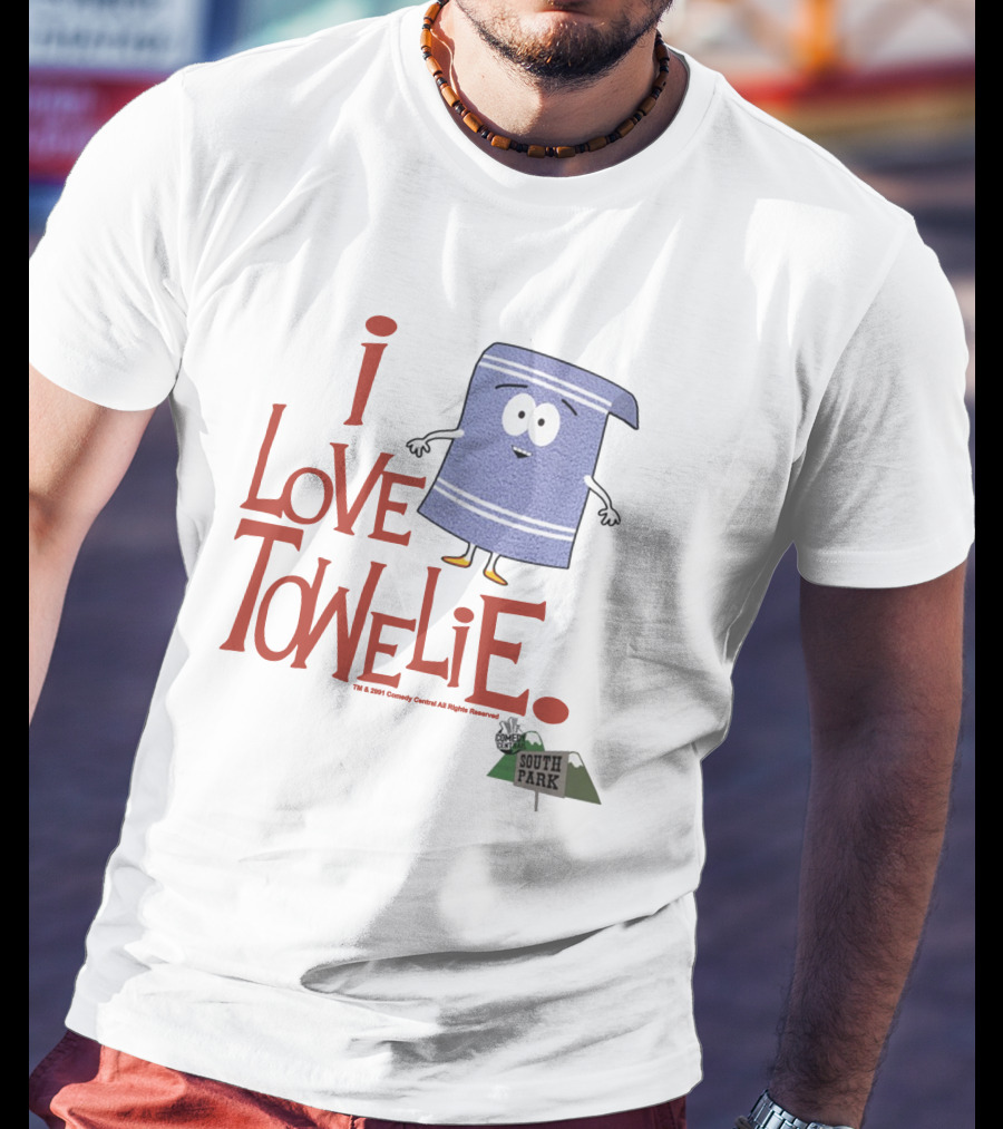 I Love Towelie South Park Official Merchandise T-Shirt
