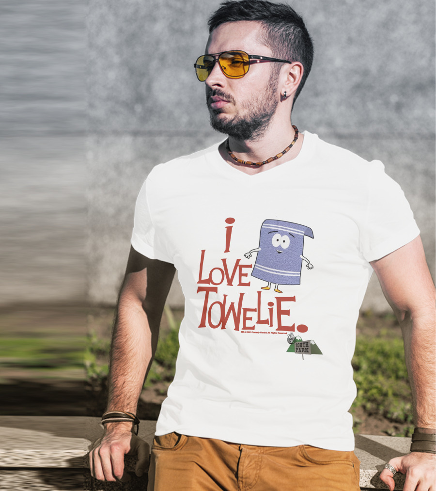 I Love Towelie South Park Official Merchandise T-Shirt