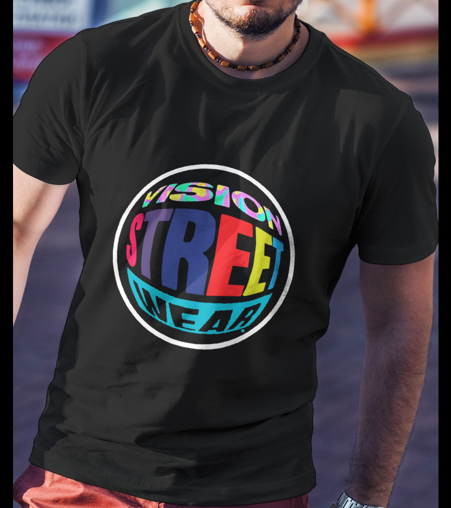 VISION STREET WEAR Multicolor T-Shirt
