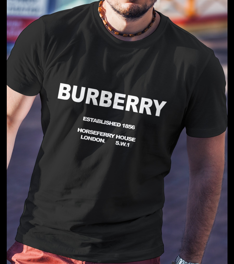 Burberry Horseferry House London Established 1856 S.W.1 T-Shirt