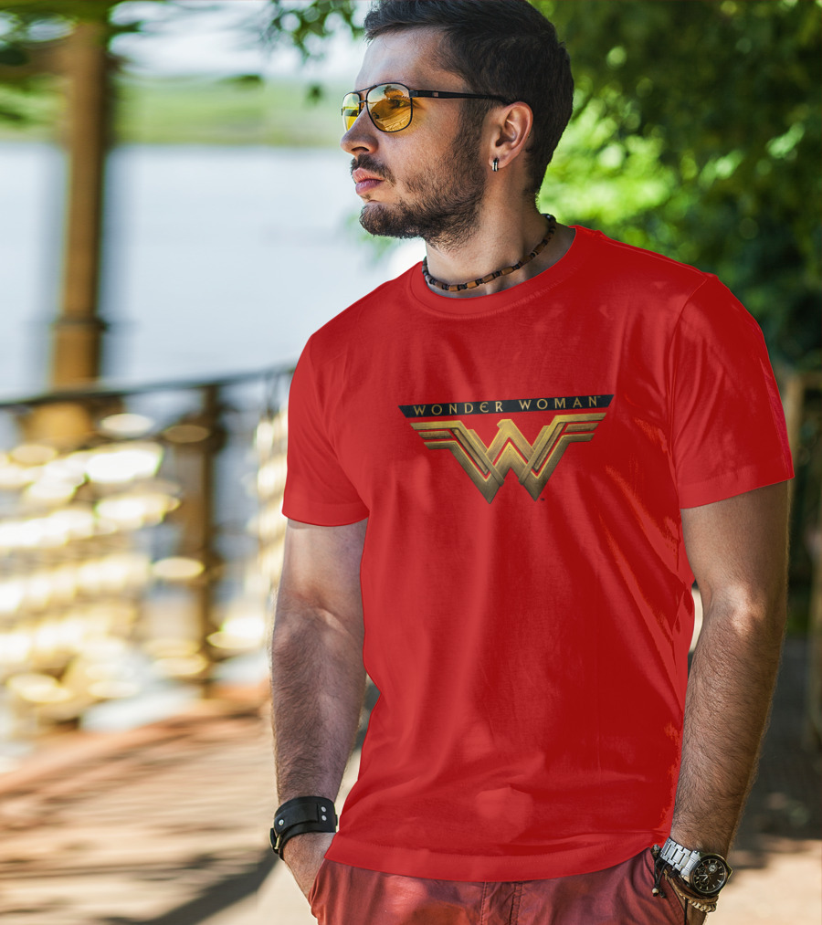 Wonder Woman Gold Emblem T-Shirt