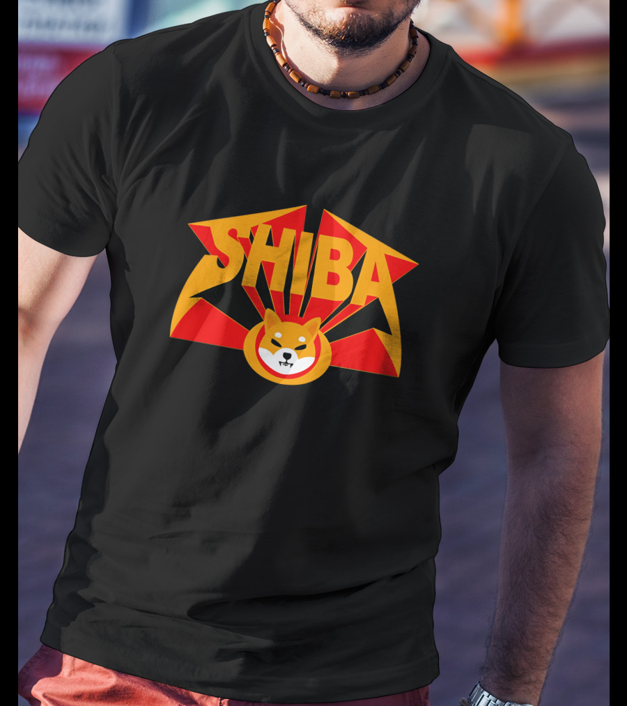 SHIBA Rockstar Dog Emblem T-Shirt
