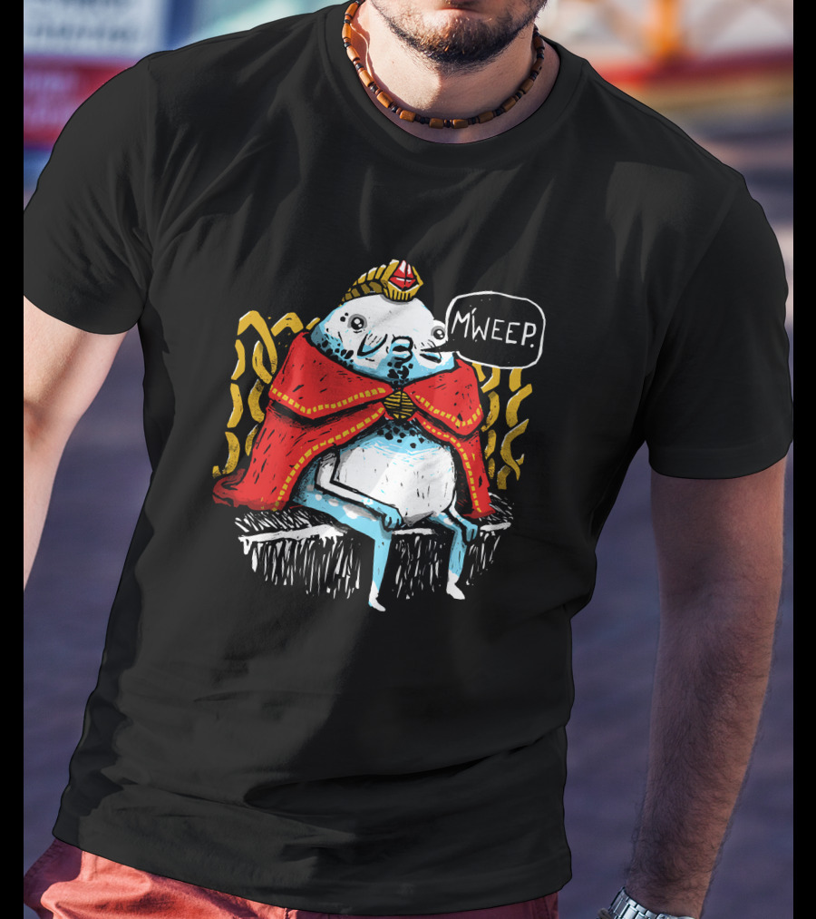 Zelda M'weep King Creature In Red Cape With Gold Trim T-Shirt
